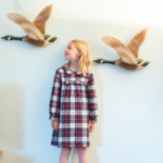 Charlotte - Chemise de nuit fille en flanelle de coton - Fred & Louis