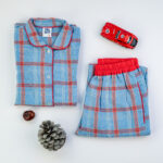 Sybille – Pyjama en flanelle de coton – Fred & Louis